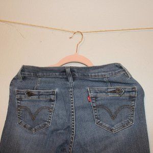 ♡Vintage Perfectly Slimming Wide-Leg, Medium-Dark Wash Levi's♡